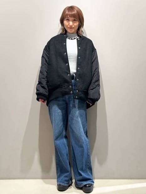 miyuさんの「OPAQUE.CLIP｜《リバーシブル》キルティングブルゾン」を使ったコーディネート
