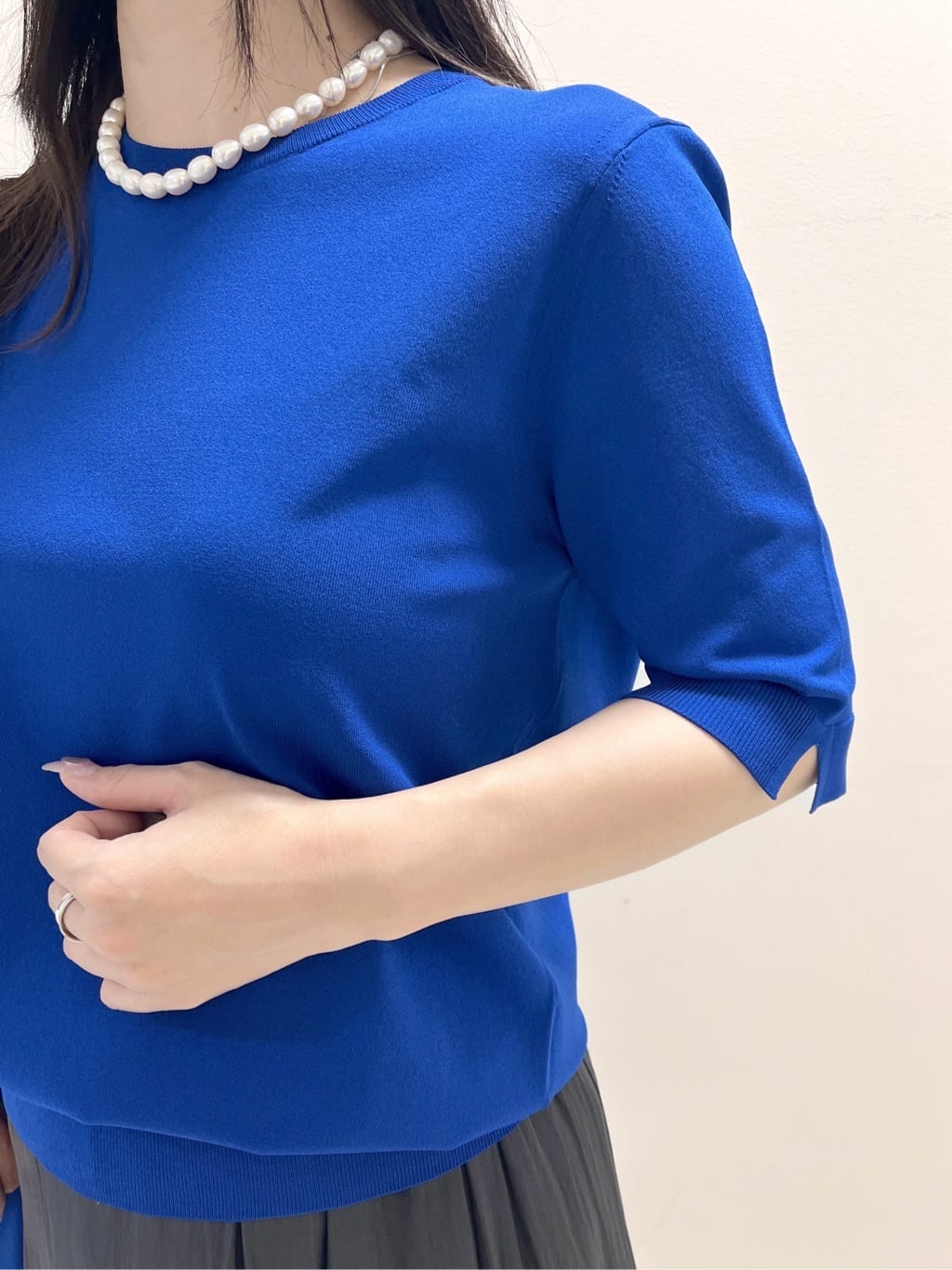 Ukiさんの「UNTITLED｜【アンサンブル可/薄手】ベーシッククルーネックカーディガン」を使ったコーディネート
