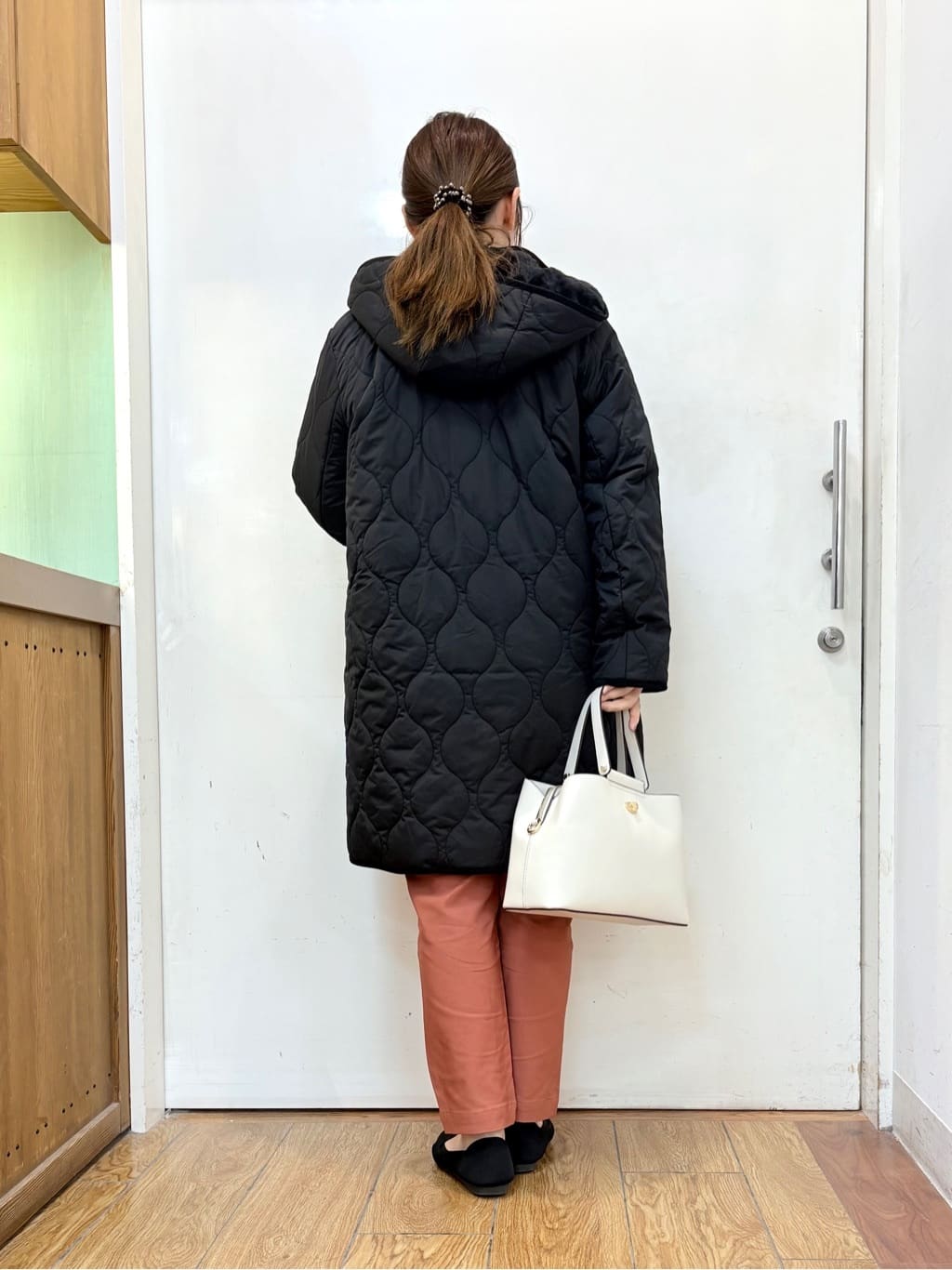 だいわさんの「SHOO･LA･RUE｜【高レビュー/洗濯機可/SS-LL】あったか裏起毛 のびのびストレッチ テーパードパンツ」を使ったコーディネート