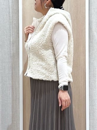 naoさんの「grove｜【名品アウター/3WAY・はっ水】ボアライナー付マウンテンパーカ」を使ったコーディネート