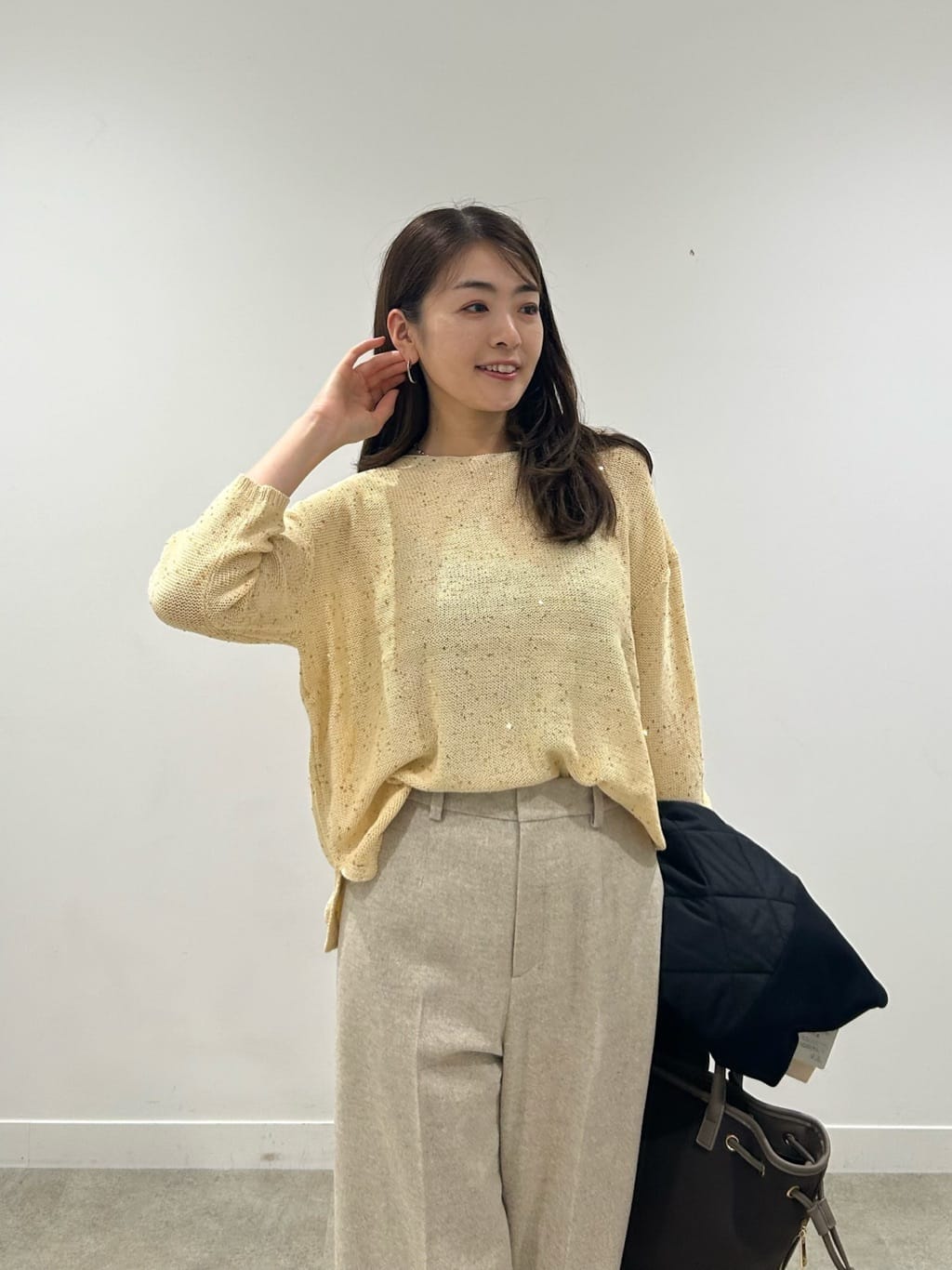 hayaseさんの「COUP DE CHANCE｜ダブルシェイプトート／2WAY使用／ショルダー付き」を使ったコーディネート