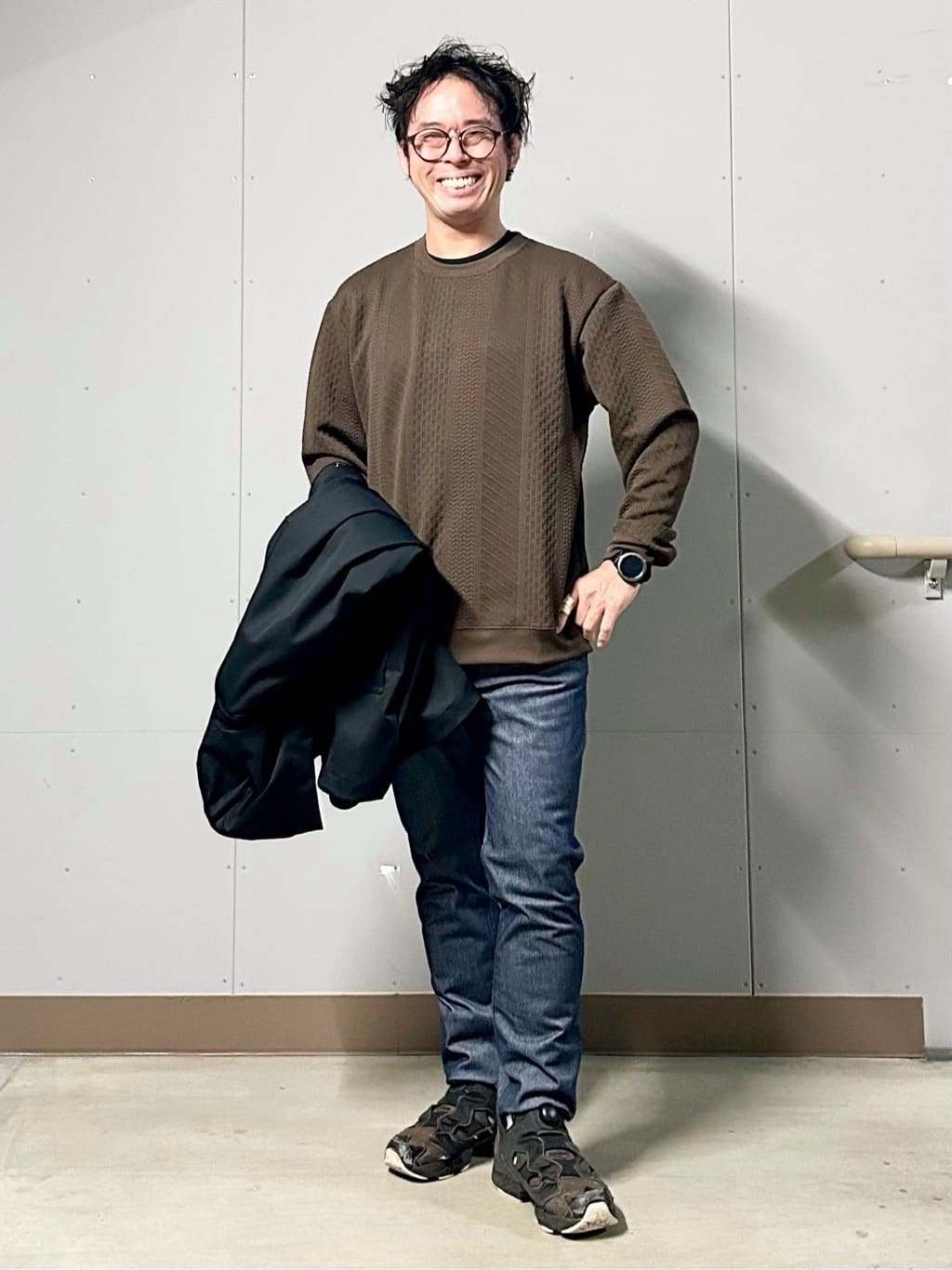 KENJI Iさんの「THE SHOP TK｜【3WAY】中綿ライナー付き カルゼコート　洗濯機OK/ON・OFF対応」を使ったコーディネート