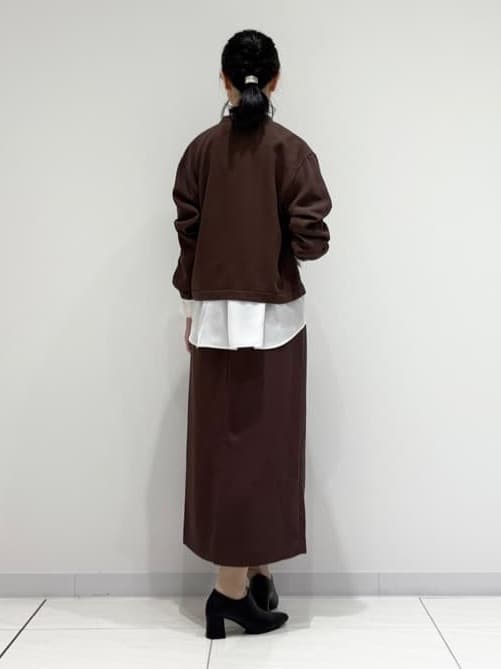 kayoさんの「INDIVI｜【洗える／UVケア／吸汗速乾】ジョーゼットライトブルゾン」を使ったコーディネート