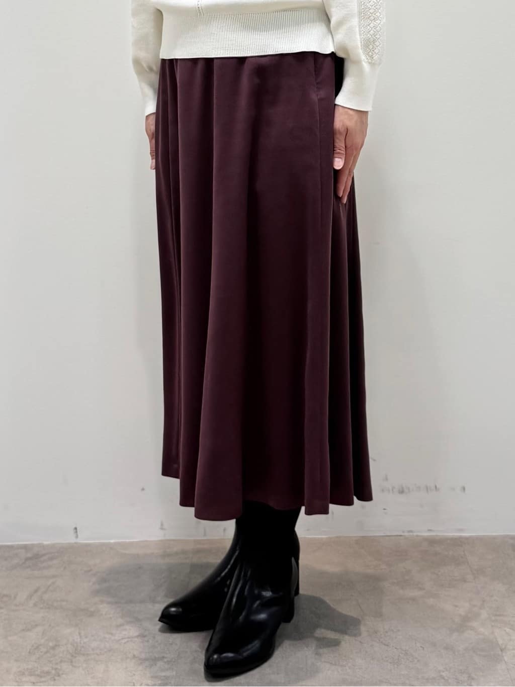 koyaさんの「Reflect｜【SS-4Lサイズ／衿が顔に当たらない◎】スタンドネックミドルコート」を使ったコーディネート