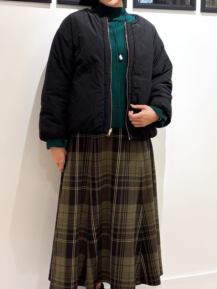 Ririkaさんの「Dessin｜【2WAY】リバーシブルタフタボアアウター」を使ったコーディネート