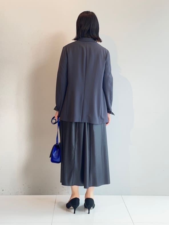 murayamaさんの「INDIVI｜【軽く羽織れる！】ダブルジャケット」を使ったコーディネート