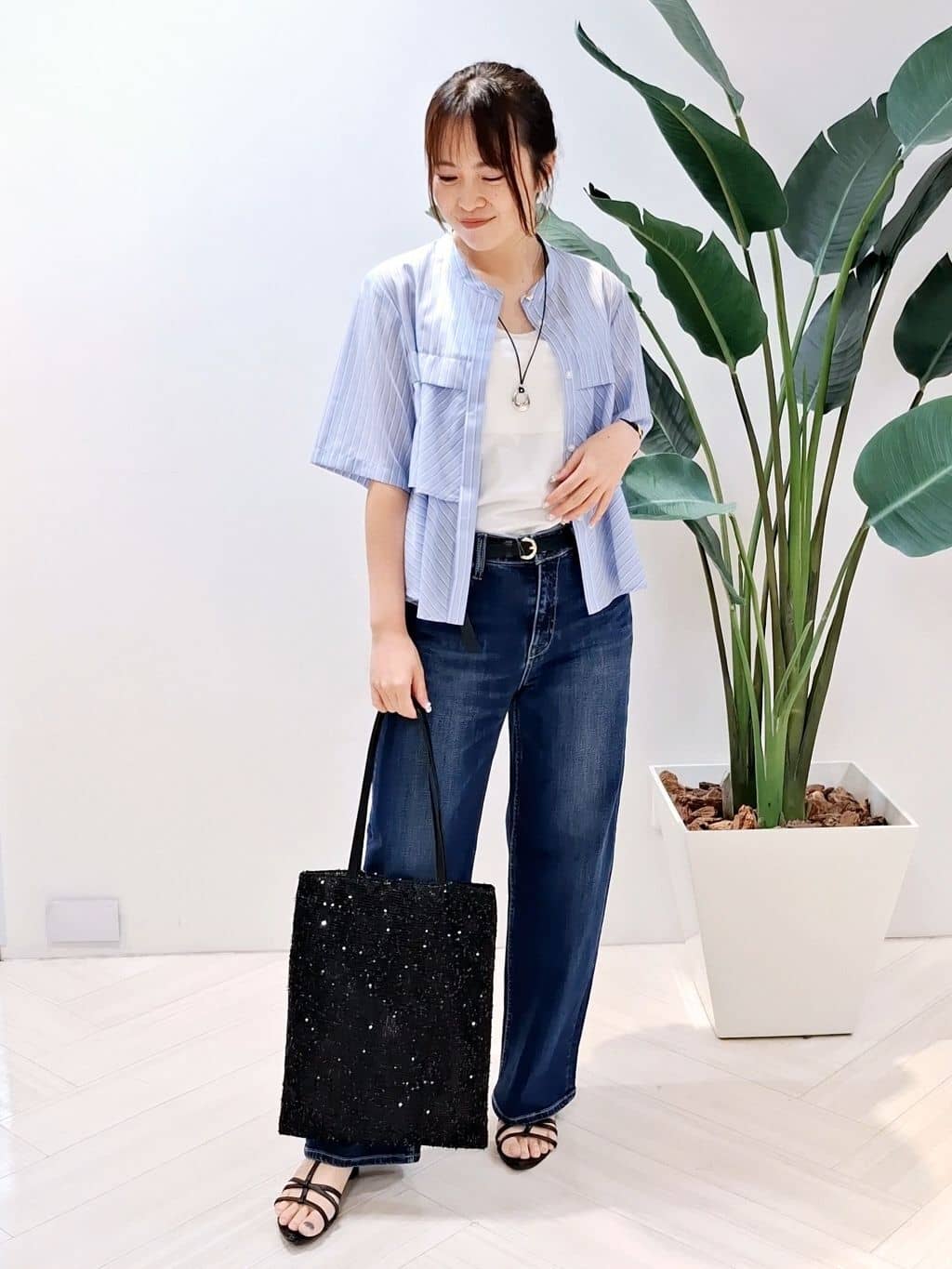 YuKaRiさんの「UNTITLED｜【古畑星夏さん着用/スクエアインナー】コットンタンクトップ」を使ったコーディネート