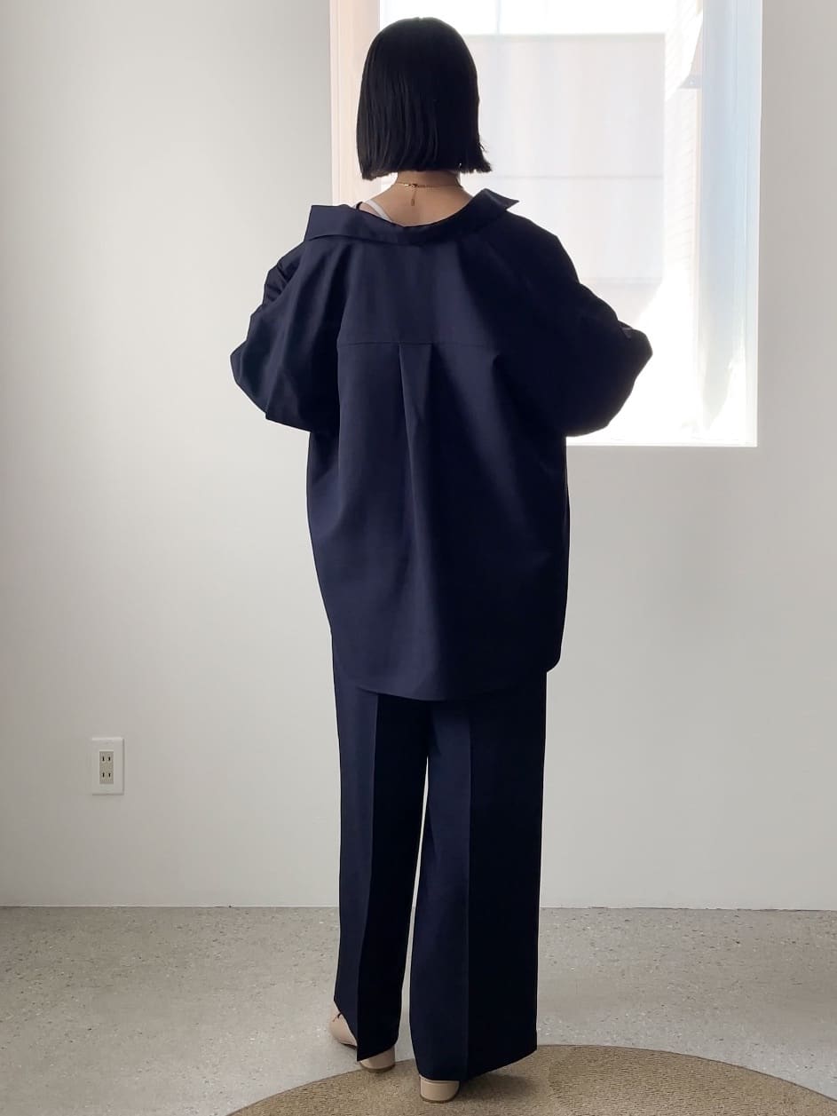 NATSUMIさんの「grove｜【カセット服/選べる着丈】洗濯機で洗えるオーバーシャツ」を使ったコーディネート