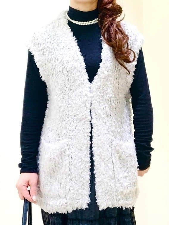 花さんの「Reflect｜【重ね着に大活躍◎／暖か保湿素材】プチタートルネックニット」を使ったコーディネート