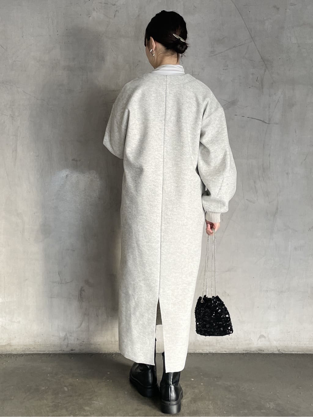 tomokoさんの「OPAQUE.CLIP｜シアーハイネックトップス【洗濯機OK】」を使ったコーディネート