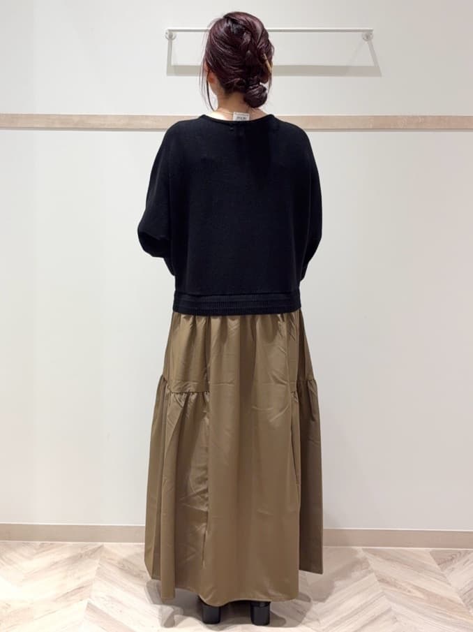 nanaさんの「SHOO･LA･RUE｜ラメ入りファートートバッグ」を使ったコーディネート