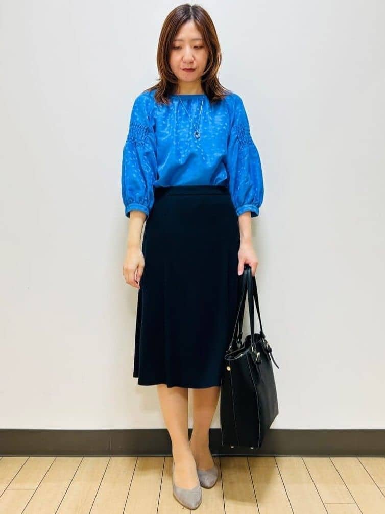 miiiさんの「Reflect｜【SS-4Lサイズ】匠ソフトフレアスカート」を使ったコーディネート