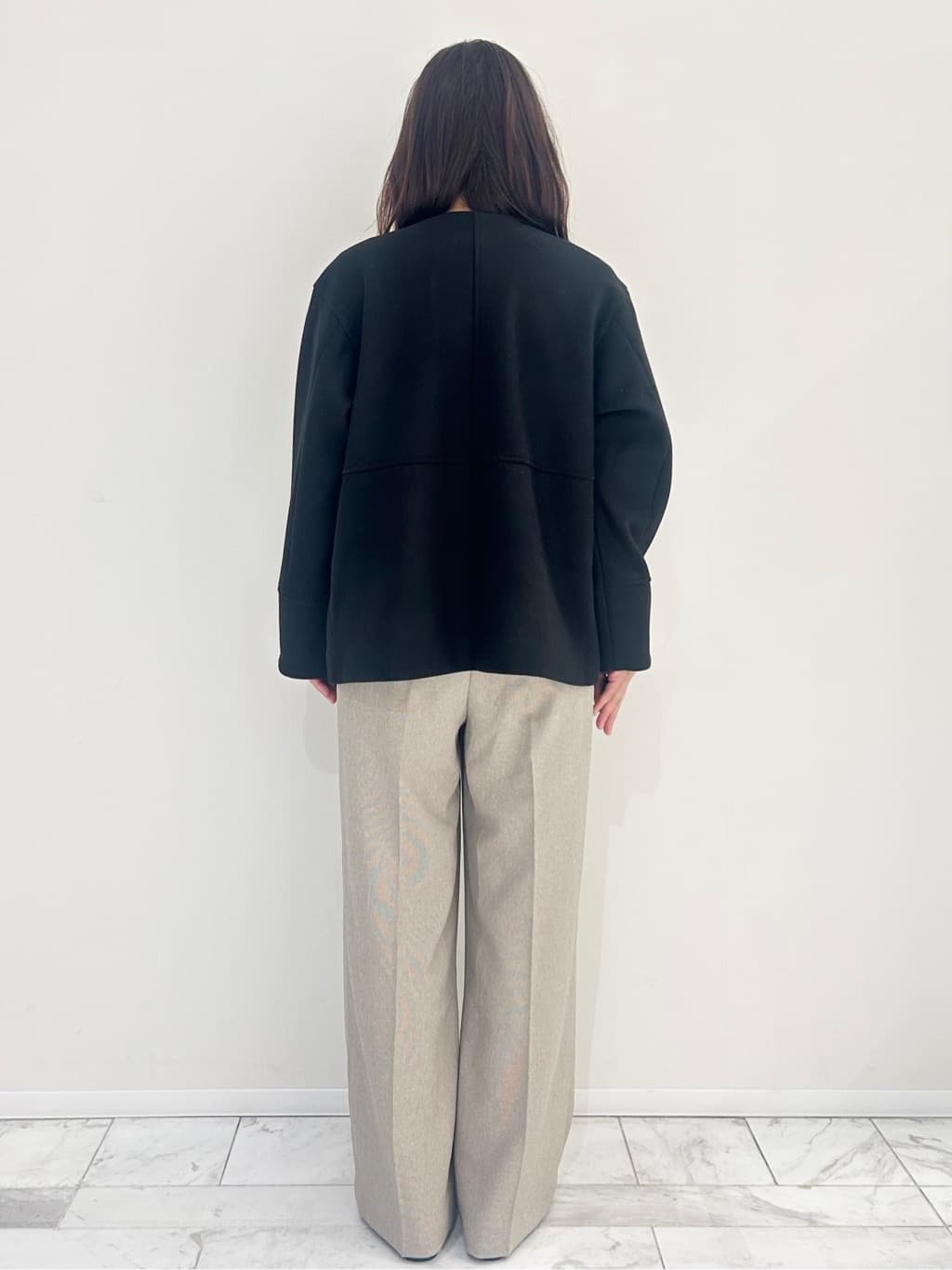 りなさんの「OPAQUE.CLIP｜フロッキーチュールトップス【洗濯機OK】」を使ったコーディネート