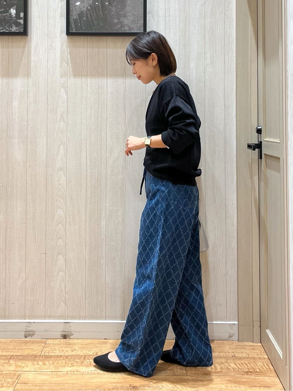 shirayuuuさんの「SHOO･LA･RUE｜【S-LL】美しく見せる ボートネックロンT」を使ったコーディネート