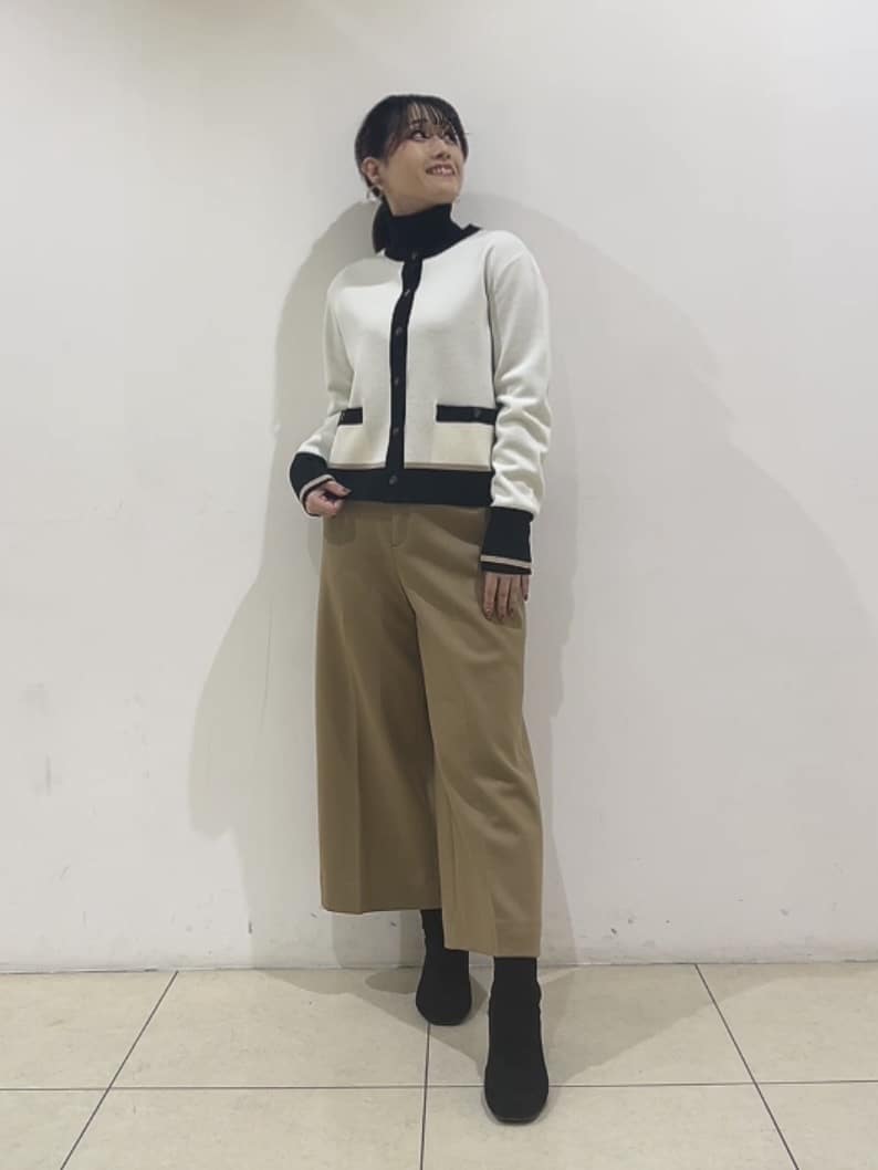watanabeさんの「UNTITLED｜【アンサンブル可/ジャケット風】ウールミラノリブカーディガン」を使ったコーディネート