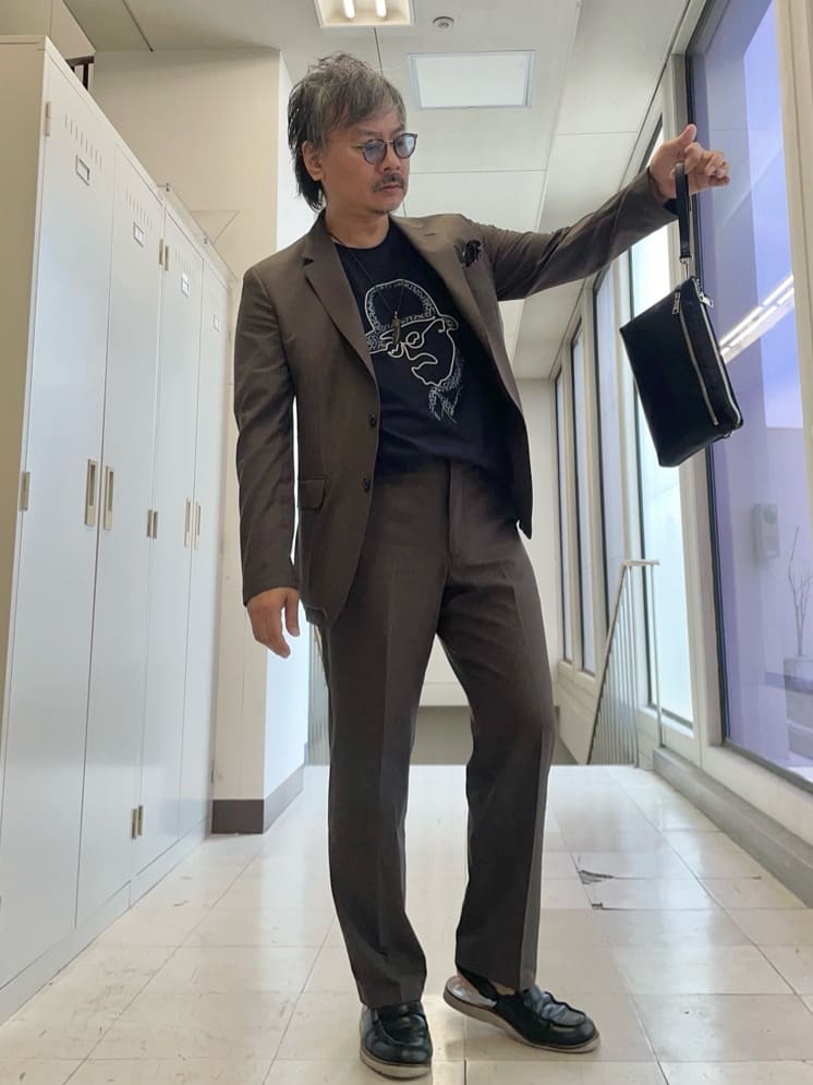 MAKOTO AIさんの「TAKEO KIKUCHI｜【COOL CITY WEAR】アーバンクール ジャケット /接触冷感・吸水速乾」を使ったコーディネート
