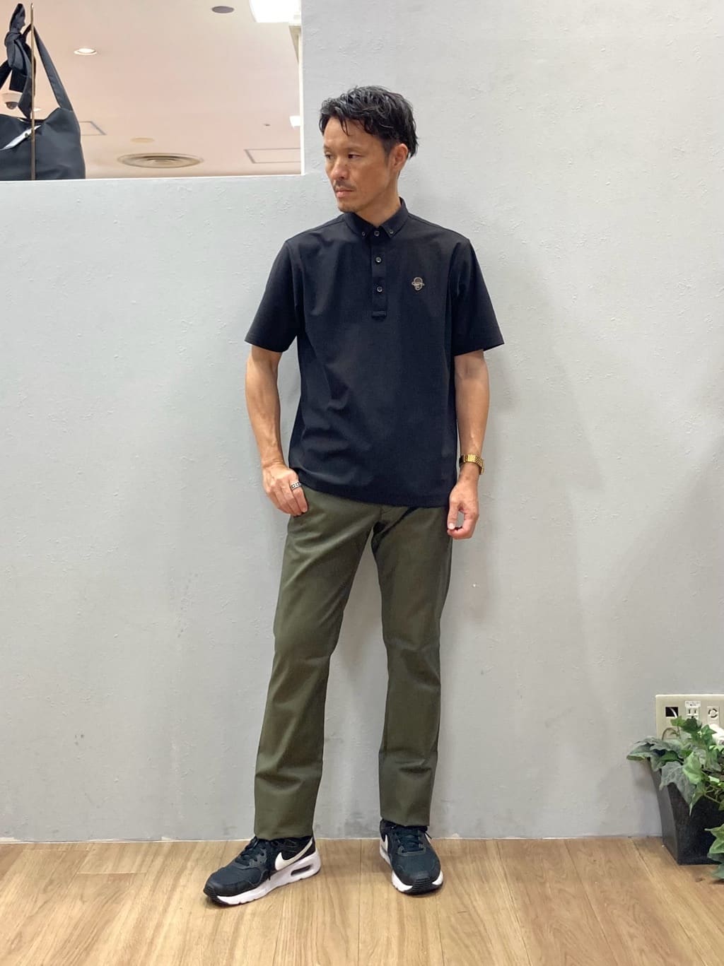 シュンさんの「TAKEO KIKUCHI｜【COOL CITY WEAR】エアートール ポロシャツ /接触冷感・通気性」を使ったコーディネート