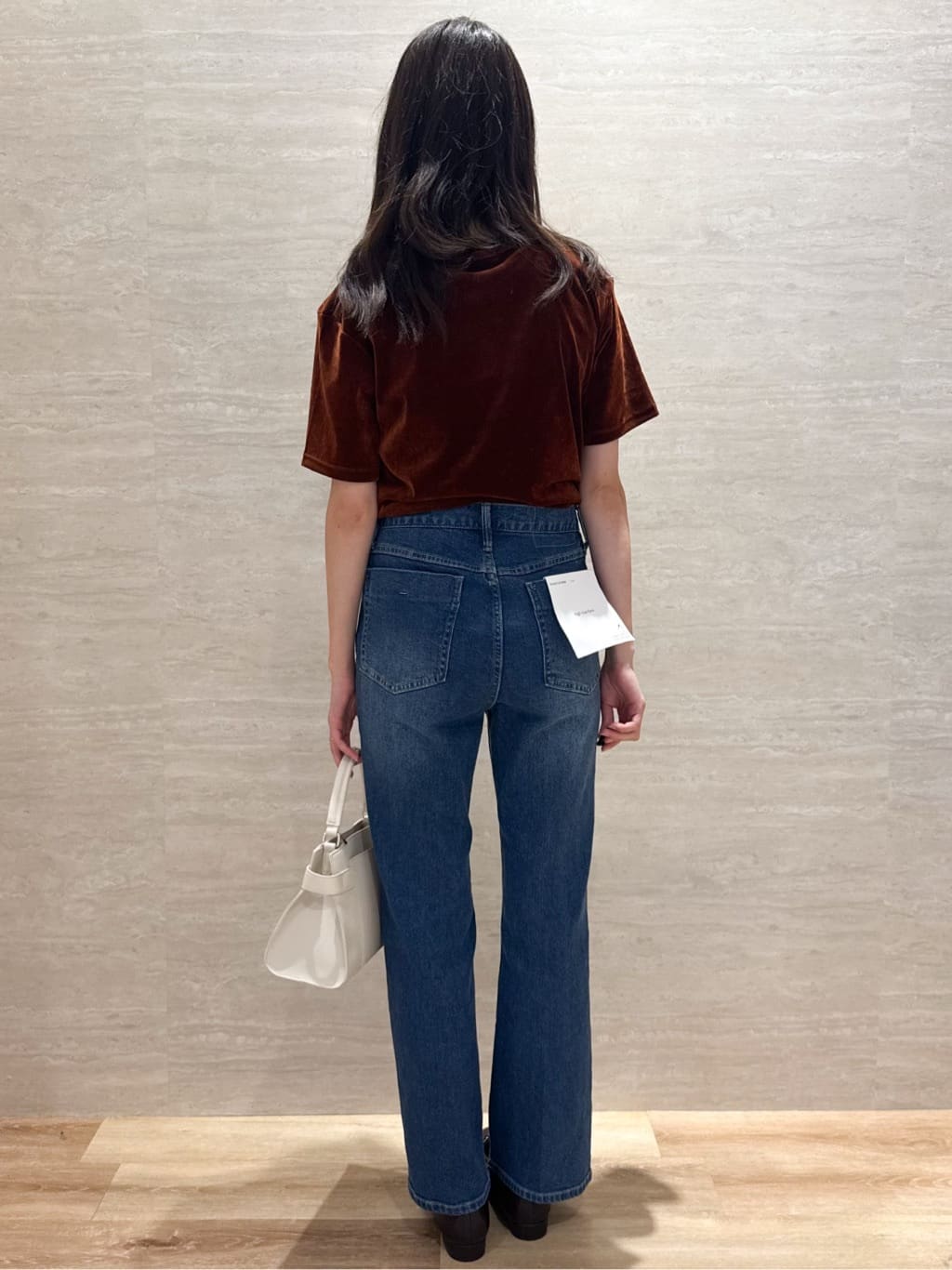 Hinaさんの「OPAQUE.CLIP｜フロッキーチュールTシャツ【洗濯機洗い可】」を使ったコーディネート