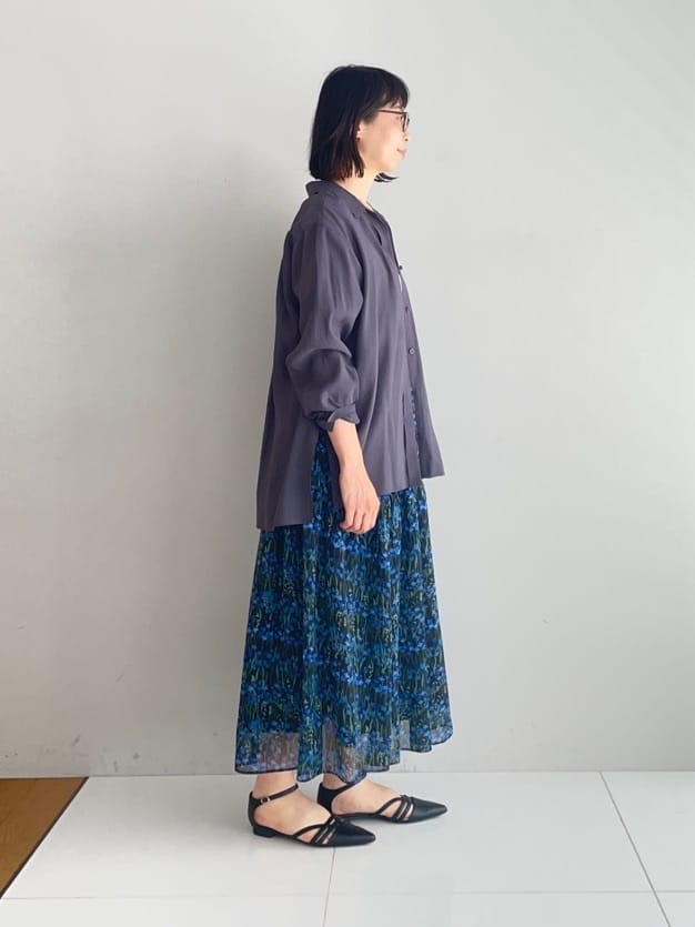 murayamaさんの「INDIVI｜【インナーとしても活躍！】シンプルTシャツ」を使ったコーディネート