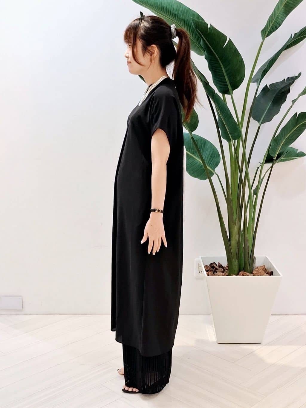 YuKaRiさんの「UNTITLED｜【洗える／セットアップ可能】ラッセルワイドパンツ」を使ったコーディネート