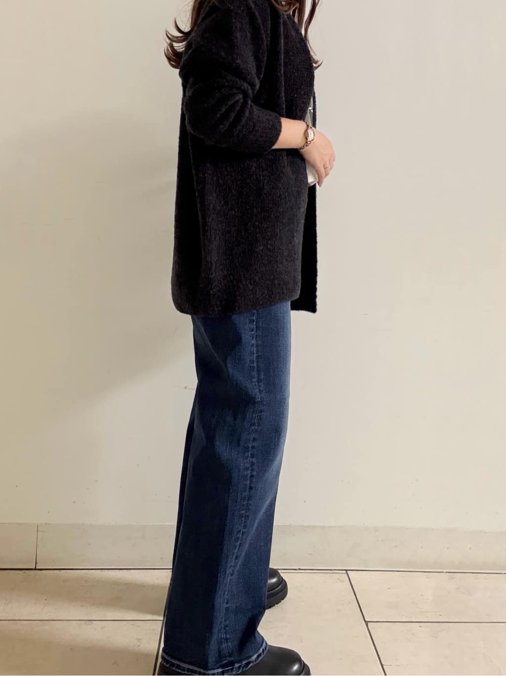 kahoさんの「INDIVI｜デザインリング ショートネックレス」を使ったコーディネート