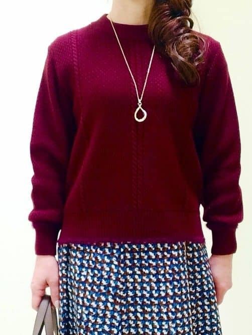 花さんの「Reflect｜【SS-4Lサイズ／衿が顔に当たらない◎】スタンドネックミドルコート」を使ったコーディネート