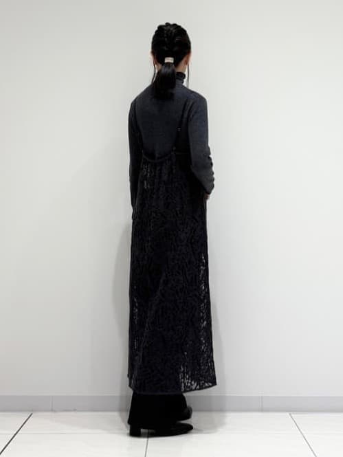 kayoさんの「INDIVI｜【レイヤード◎】レースキャミドレス」を使ったコーディネート