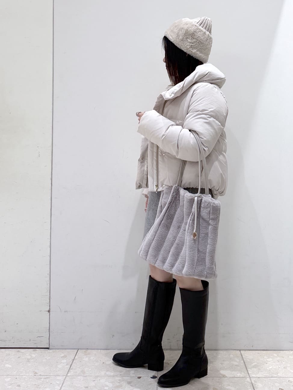mameさんの「OPAQUE.CLIP｜KAWADAダウンショートコート【撥水／洗濯機OK／静電気防止裏地】《XS～LL》」を使ったコーディネート