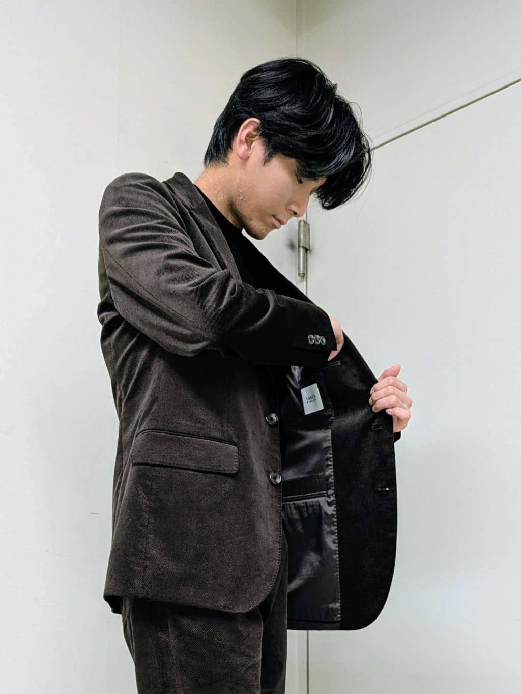 ryoさんの「TAKEO KIKUCHI｜【Sサイズ～】ストレッチコーデュロイ ジャケット」を使ったコーディネート