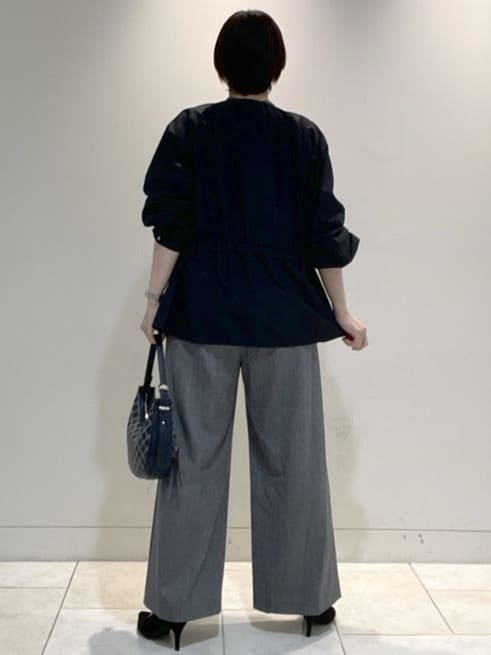 フミさんの「Reflect｜【パンツにもスカートにも合わせやすい◎】ライティブルゾン」を使ったコーディネート