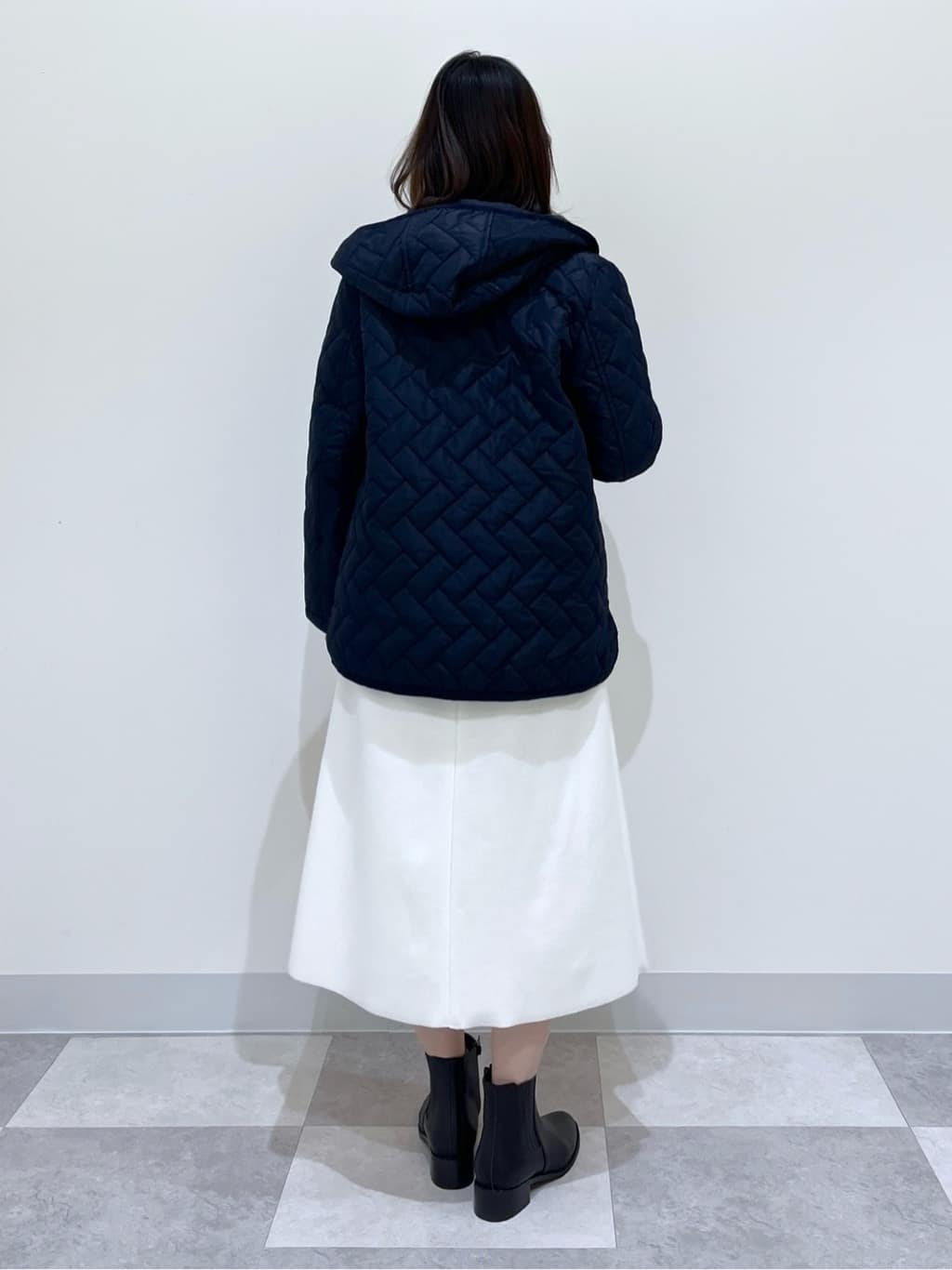 canaさんの「Dessin｜キルトフードジャケット」を使ったコーディネート