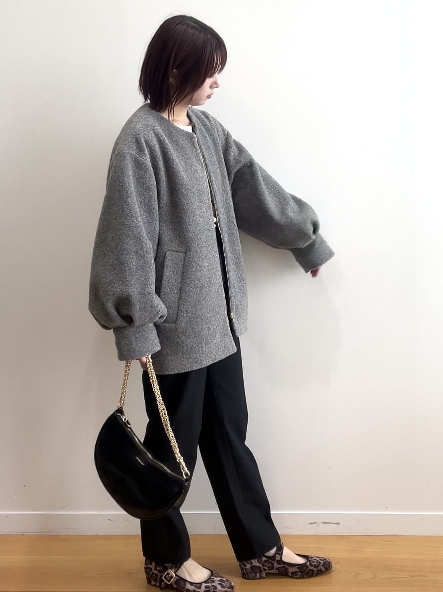 RINAさんの「OPAQUE.CLIP｜フロッキーチュールトップス【洗濯機OK】」を使ったコーディネート