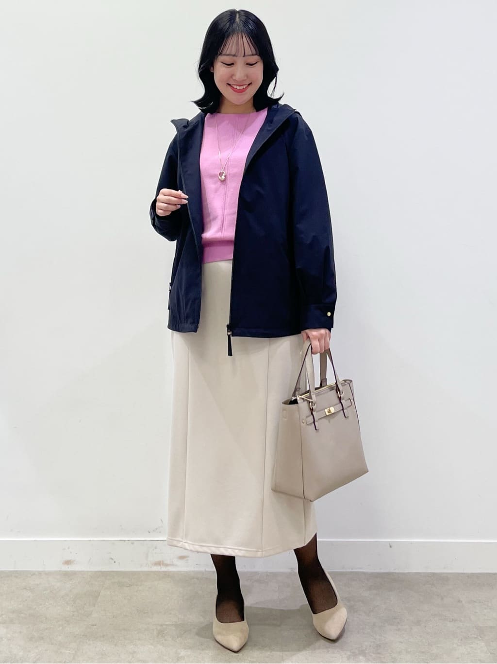 yukariさんの「Reflect｜【ライトアウター／キレイ見え／気軽な羽織に◎】スポーティライトアウター」を使ったコーディネート