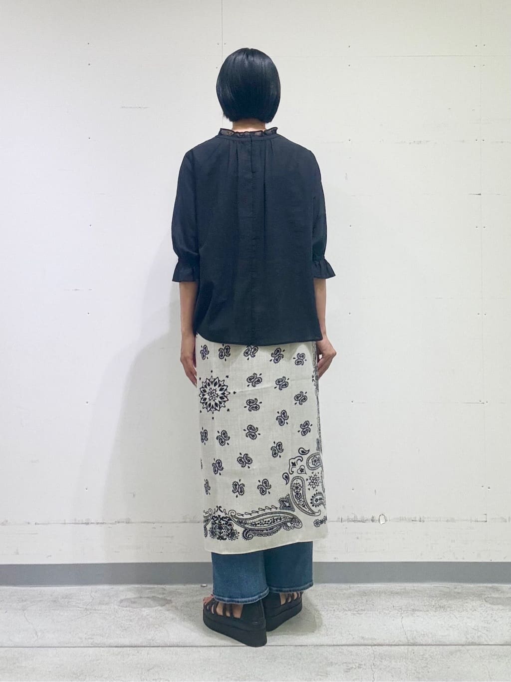 naoさんの「INDIVI｜【洗える/コットン】ピンタックシアーブラウス」を使ったコーディネート