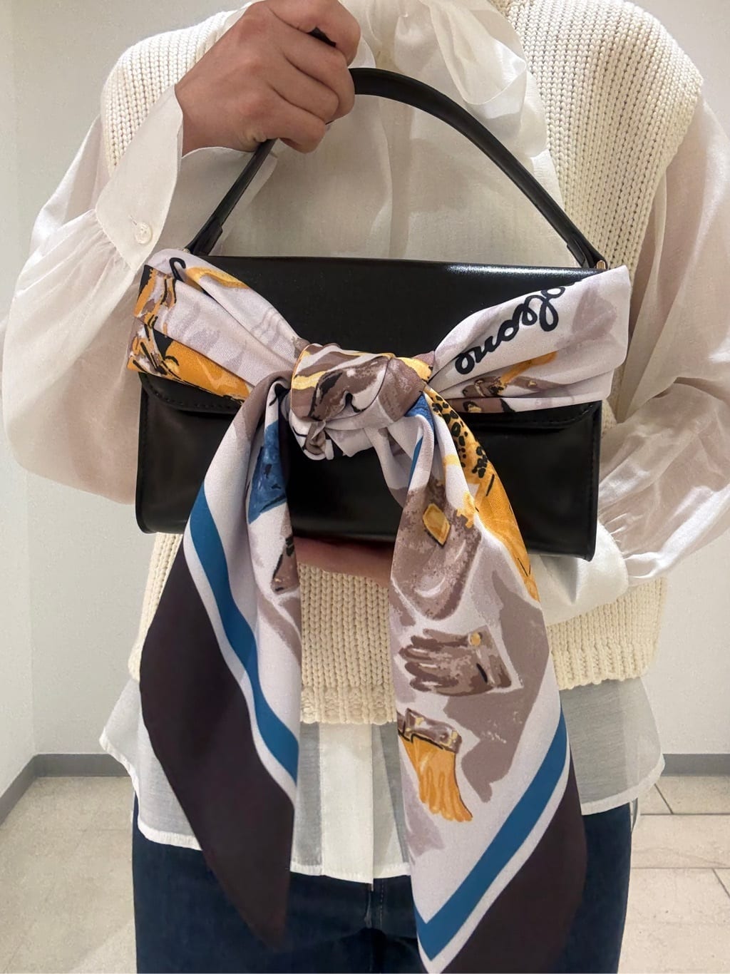 Itoさんの「UNTITLED｜【グレー/ブルー/ジーンズ】ソフトワイドデニムパンツ」を使ったコーディネート