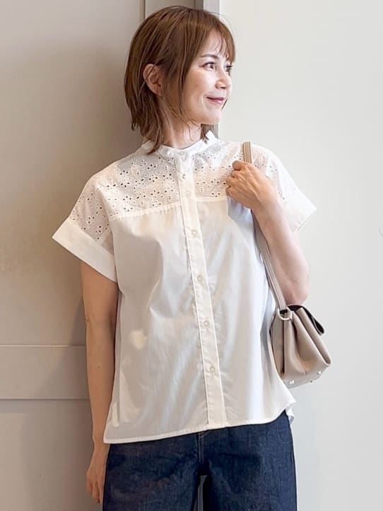 yamakoさんの「grove｜【SOMETHING&times;grove別注】LISAWIDE DENIM PANTS」を使ったコーディネート