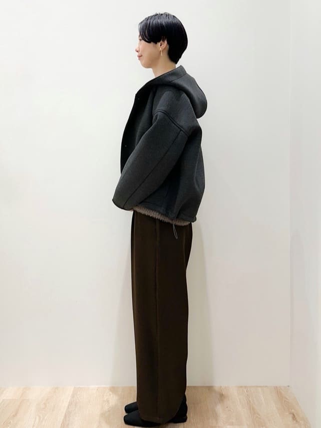 yurieさんの「OPAQUE.CLIP｜アート柄シャギーニット【洗濯機OK】」を使ったコーディネート