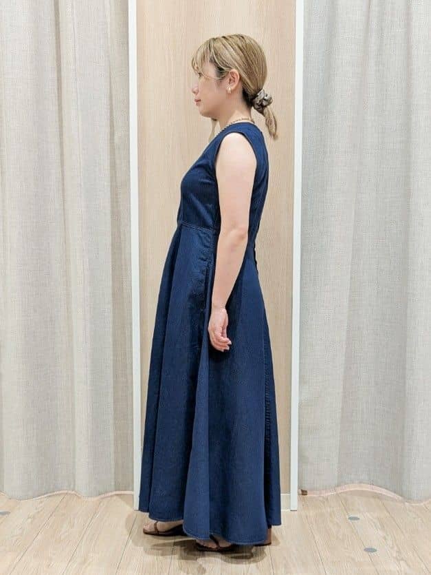 minさんの「grove｜◆【細めのストラップでトレンド感◎】スリムストリングヒールサンダル」を使ったコーディネート