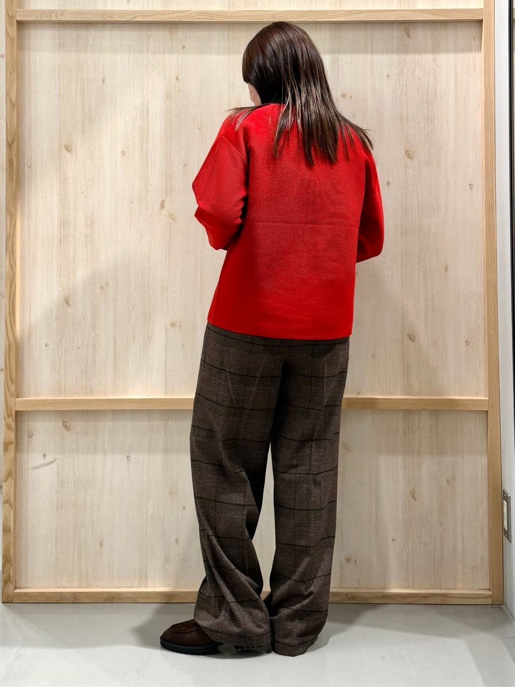 nanaさんの「THE SHOP TK｜【今羽織るなら】ダブルブレストジャケット【セットアップ可/洗える】」を使ったコーディネート