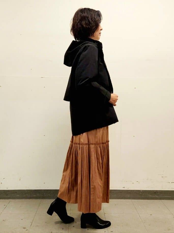 mayumayuさんの「Reflect｜【腰周りすっきり◎】プリーツギャザースカート」を使ったコーディネート