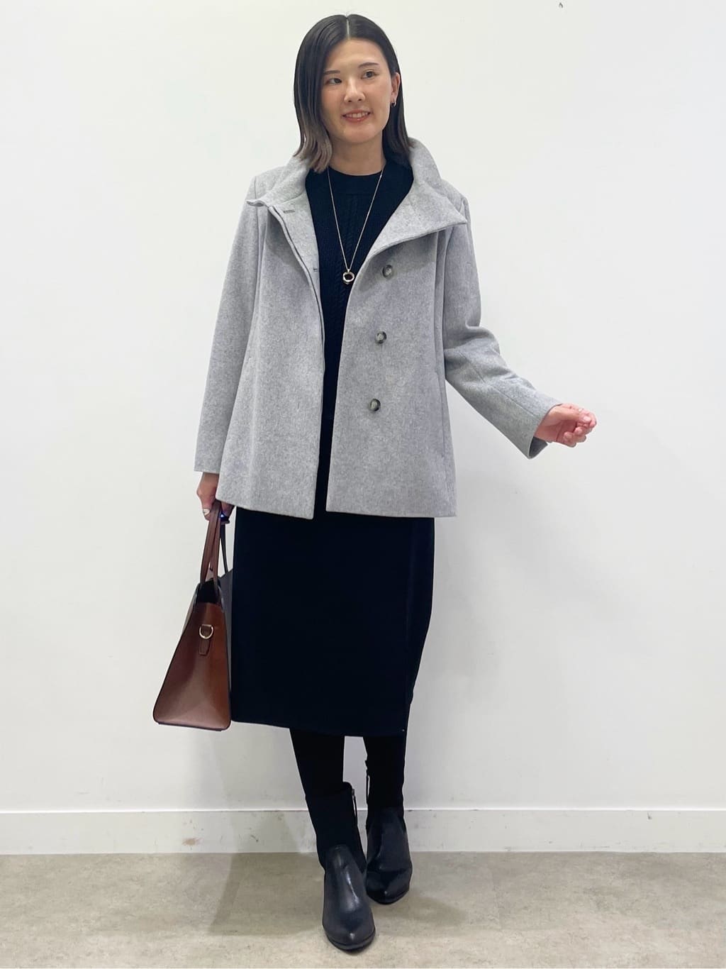 あやたかさんの「Reflect｜【ほんのりラメ感◎】ケーブル柄ニット」を使ったコーディネート