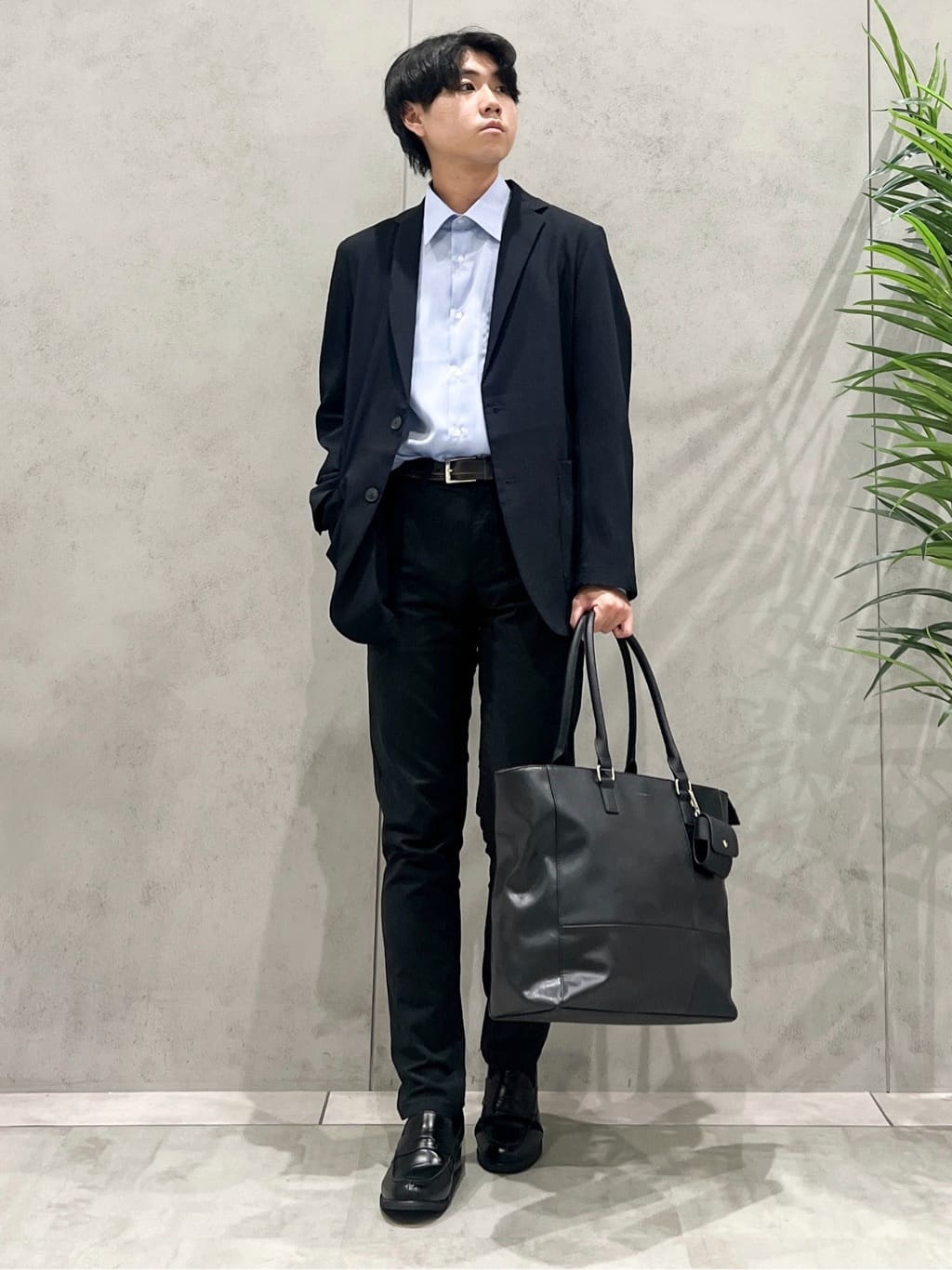SHI-MAさんの「THE SHOP TK｜【Begin/ビギン10月号掲載】楊柳スマートジャケット　軽量/洗濯機OK/セットアップ可」を使ったコーディネート
