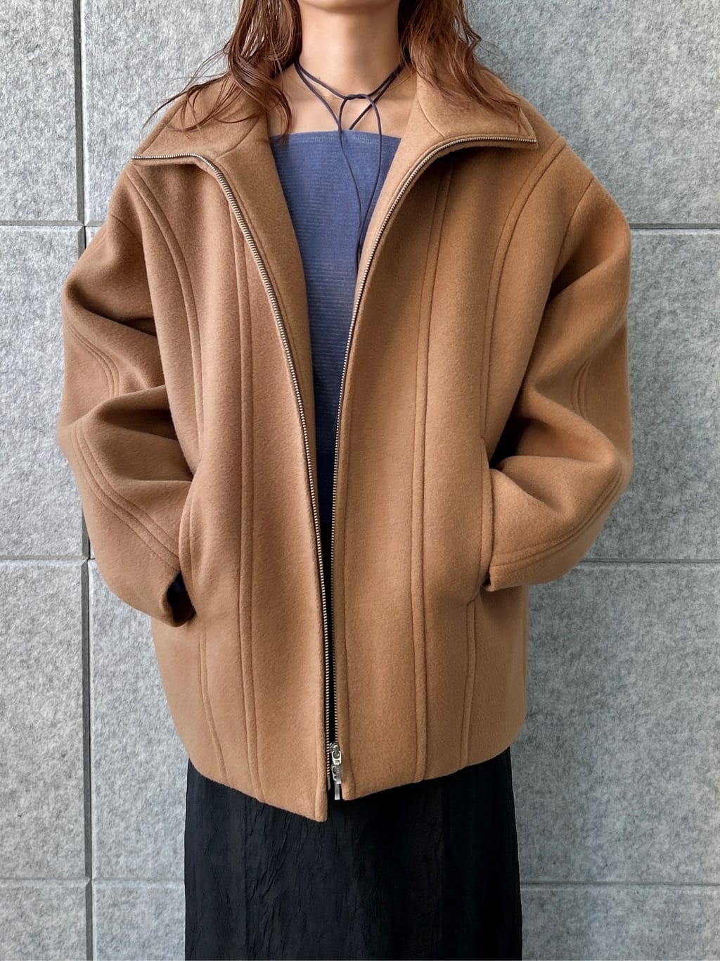 harunaさんの「CODE A｜pencil sheer skirt」を使ったコーディネート