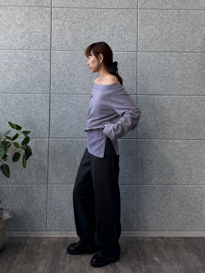 designer yukaさんの「CODE A｜turn up chic trousers」を使ったコーディネート