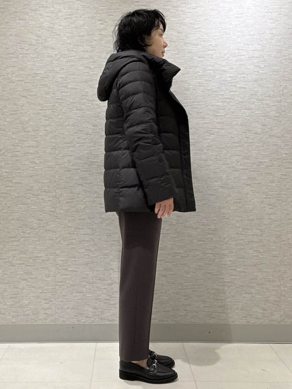 KOJIMAさんの「Reflect｜【SS-4Lサイズ】フーデッドミドルダウンコート」を使ったコーディネート