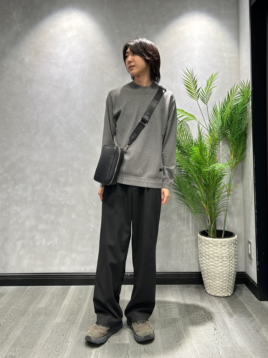 ruiさんの「TAKEO KIKUCHI｜ハイゲージ モックネック ニット プルオーバー」を使ったコーディネート