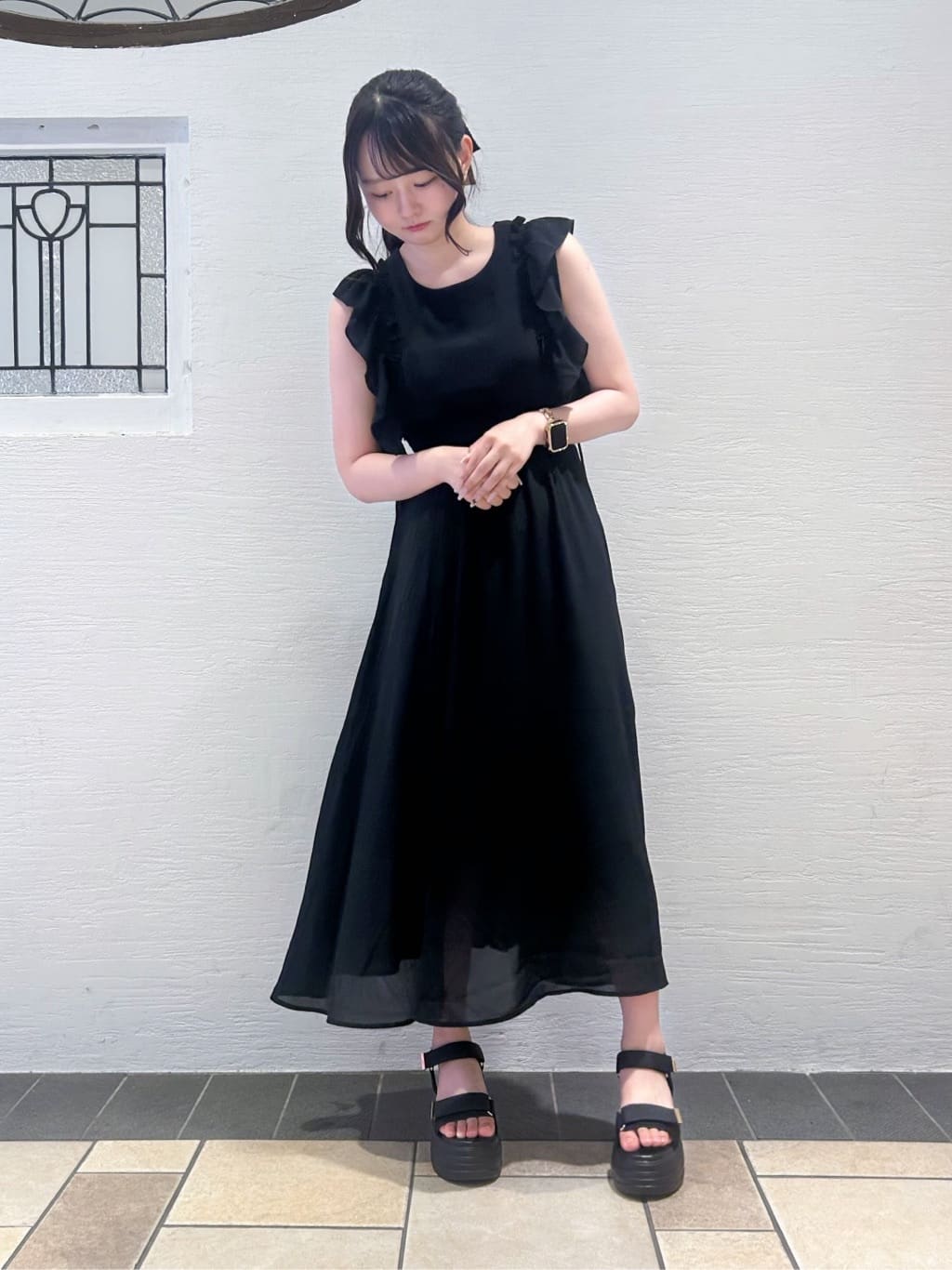 ゆうりさんの「ESPERANZA｜厚底フラットスポサン」を使ったコーディネート