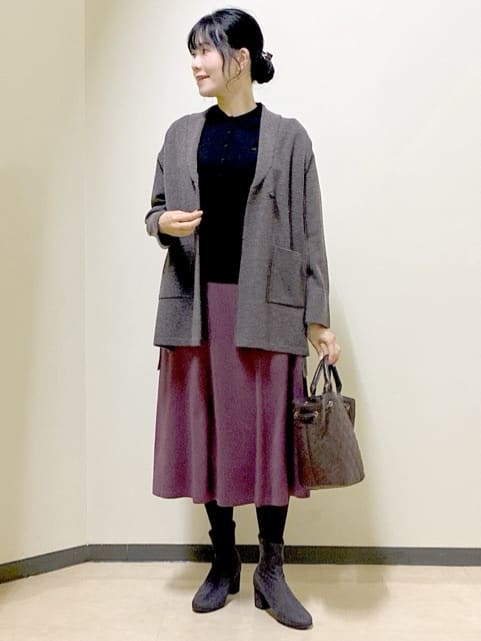  beni_gingerさんの「Reflect｜【ライトアウター／気軽な羽織に◎】オフボディカーディガン」を使ったコーディネート