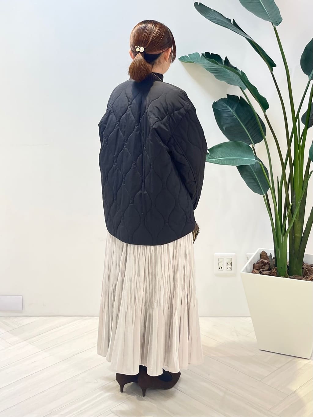 Tomoさんの「UNTITLED｜【8色展開/洗える】ウールカシミヤ ハイネックニット」を使ったコーディネート