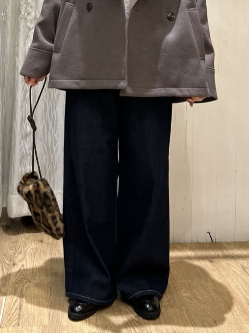 ga_riさんの「THE SHOP TK｜バルキーブレンドヤーンニットプルオーバー」を使ったコーディネート